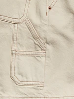 Knee Length Baggy Carpenter Jean Shorts for Boys