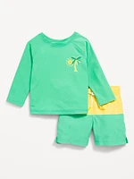 Rashguard Swim Top & Trunks for Baby