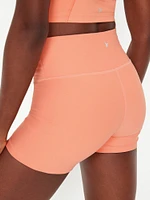 High-Waisted PowerSoft Biker Shorts -- 4-inch inseam