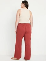High-Waisted Playa Wide-Leg Pants