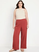 High-Waisted Playa Wide-Leg Pants
