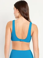 Textured Swim Top