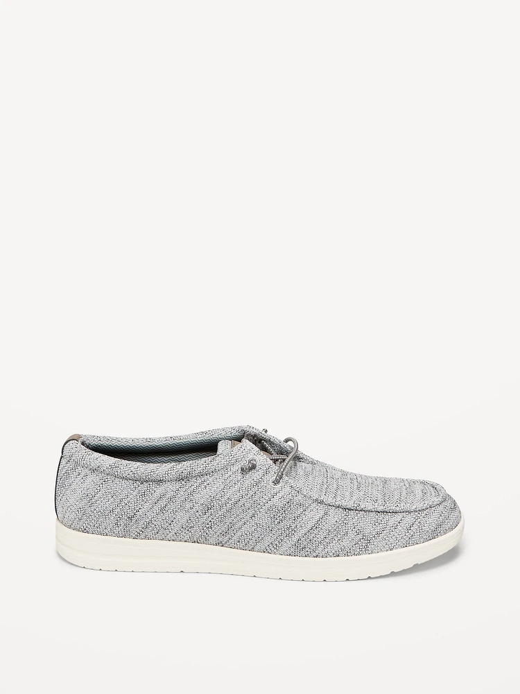 Textured Knit Loafers