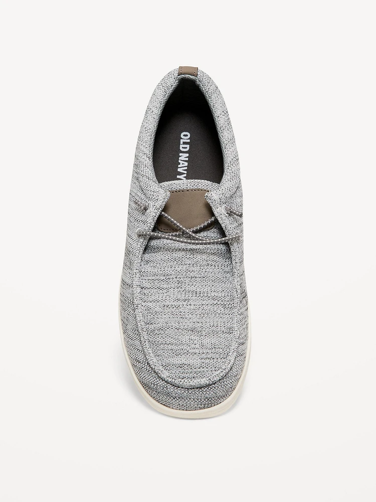 Textured Knit Loafers
