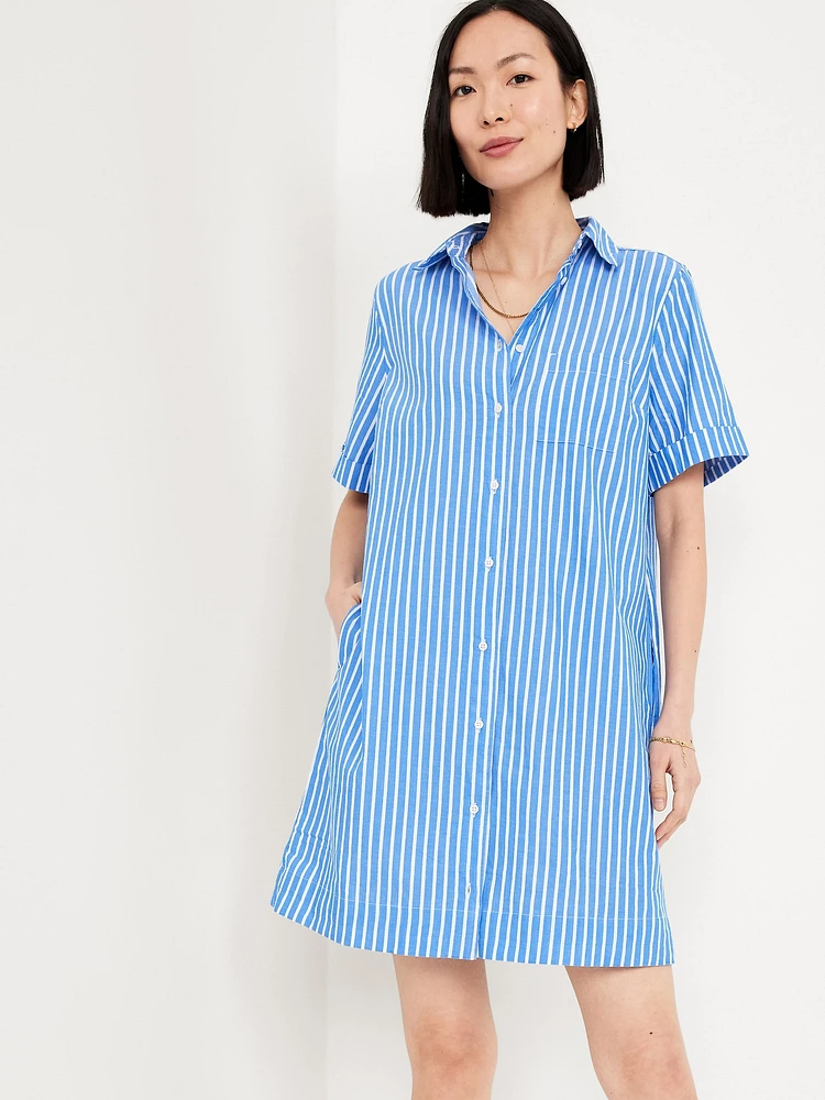 Mini Shirt Dress