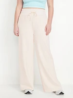 Dynamic Fleece Wide-Leg Sweatpants