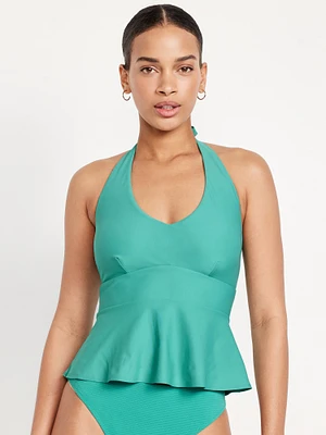 Matte Tankini Swim Top