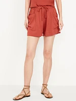 High-Waisted Playa Shorts -- 3.5-inch inseam
