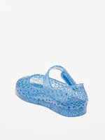 Fruity Scented Jelly Mary-Jane Flats for Toddler Girls