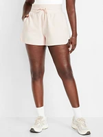 Extra High-Waisted Dynamic Fleece Sweat Shorts