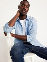 Classic Fit Linen-Blend Shirt