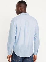 Classic Fit Linen-Blend Shirt