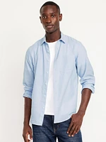 Classic Fit Linen-Blend Shirt
