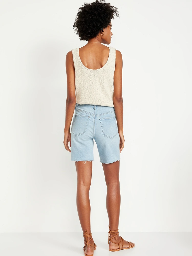 High-Waisted OG Jean Shorts -- 7-inch inseam