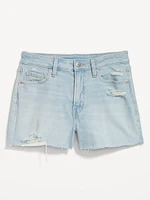 Curvy High-Waisted OG Jean Shorts -- 3-inch inseam
