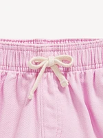 High-Waisted Pull-On Twill Shorts for Girls