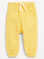 Double-Weave Jogger Pants for Baby