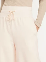 Dynamic Fleece Wide-Leg Sweatpants