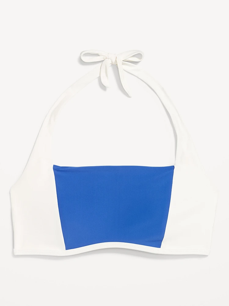 Matte Halter Swim Top