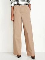 Extra High-Waisted Taylor Wide-Leg Trouser Pants