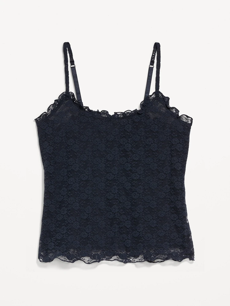 Ruffle Lace Camisole