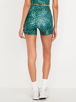 High-Waisted PowerSoft Biker Shorts -- 4-inch inseam