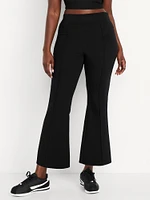 High-Waisted Dynamic Fleece Crop Kick Flare Sweatpants