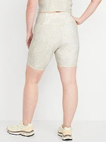 High-Waisted PowerSoft Biker Shorts -- 8-inch inseam