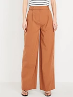 Extra High-Waisted Taylor Wide-Leg Trouser Pants