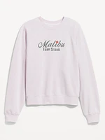 SoComfy Crew-Neck Graphic Sweatshirt