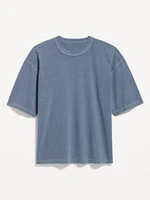 Garment-Dyed Cropped T-Shirt