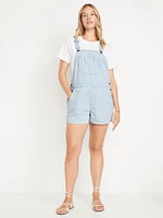 Baggy Jean Shortalls -- 3-inch inseam