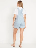 Baggy Jean Shortalls -- 3-inch inseam