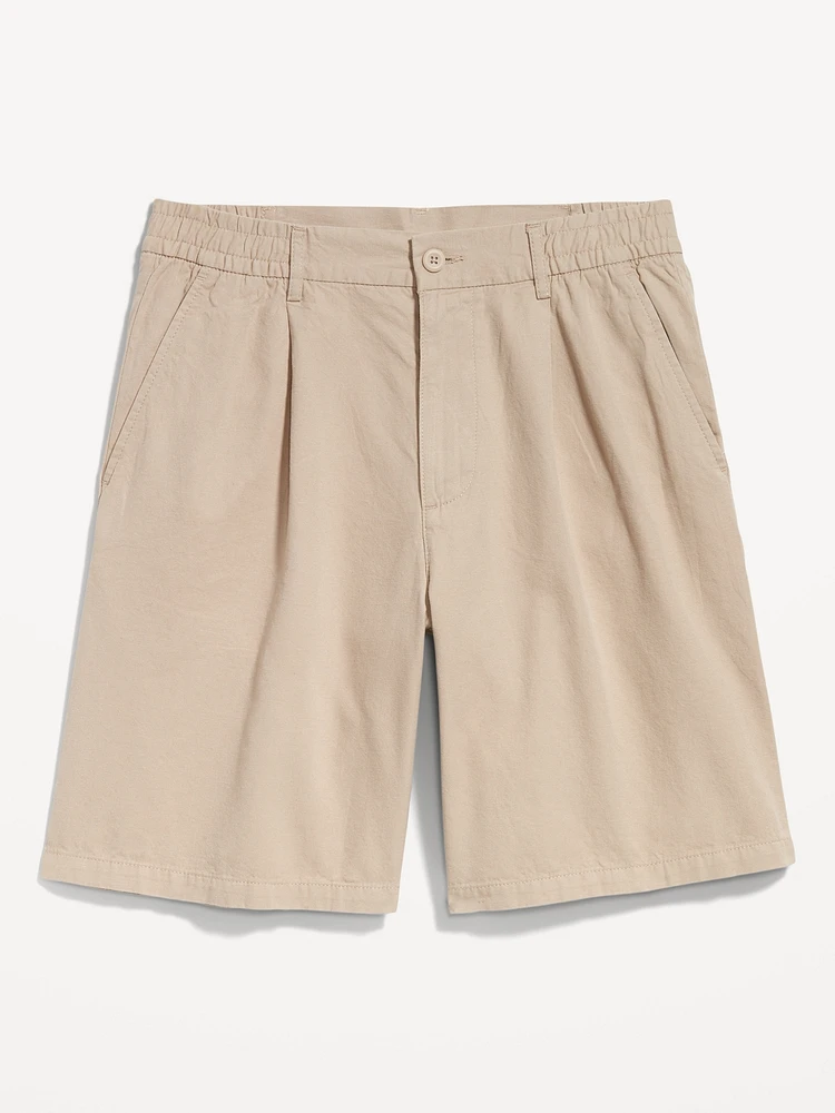 Baggy Bermuda Shorts -- 9-inch inseam