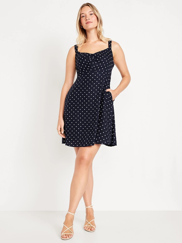 Fit & Flare Mini Dress