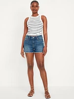 Curvy High-Waisted OG Jean Shorts -- 3-inch inseam
