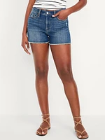 Curvy High-Waisted OG Jean Shorts -- 3-inch inseam