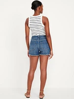 Curvy High-Waisted OG Jean Shorts -- 3-inch inseam