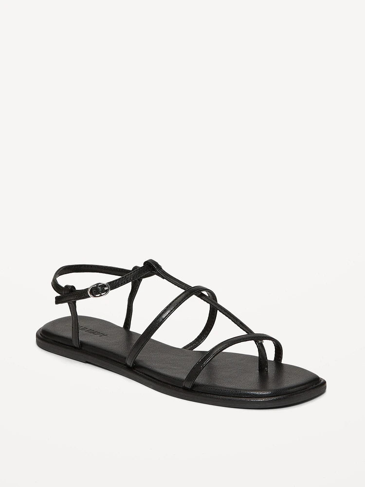 T-Bar Strappy Sandals for Women