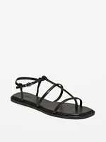T-Bar Strappy Sandals for Women