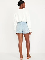 Curvy High-Waisted OG Jean Shorts -- 3-inch inseam