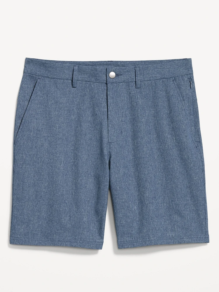 Textured Tech Chino Shorts -- 8-inch inseam