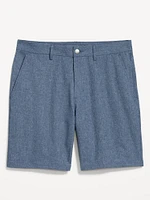 Textured Tech Chino Shorts -- 8-inch inseam