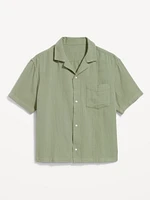 Short-Sleeve Camp Shirt