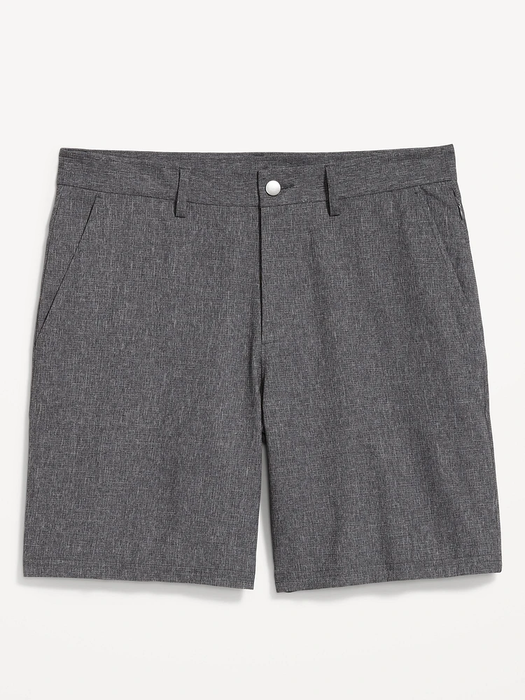 Textured Tech Chino Shorts -- 8-inch inseam