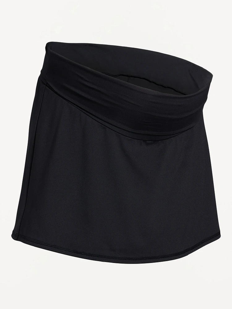 Jupe-short à taille rabattable de maternité StudioSmooth