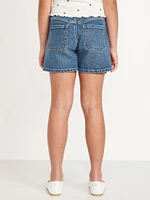 High-Waisted Jean Shorts for Girls