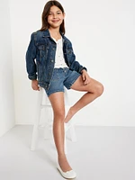 High-Waisted Jean Shorts for Girls
