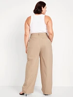 Extra High-Waisted Taylor Wide-Leg Trouser Pants