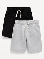 2-Pack Fleece Jogger Shorts for Boys